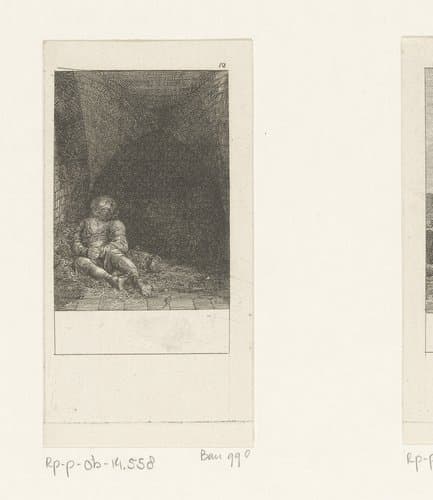 Yorick stelt zich voor hoe het zou zijn in de gevangenis by Daniel Nikolaus Chodowiecki