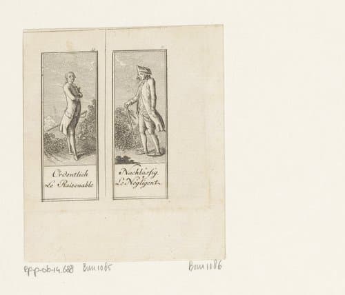 Ordelijkheid en zorgeloosheid by Daniel Nikolaus Chodowiecki