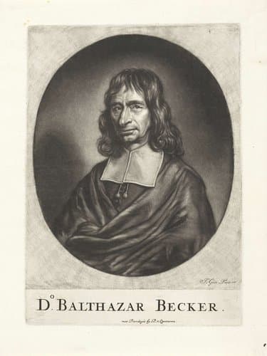 Portret van Balthasar Bekker by Jacob Gole