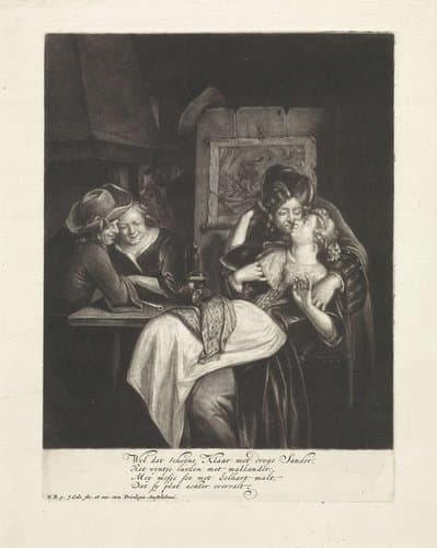 Twee liefdesparen by Jacob Gole