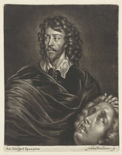 Portret van Hubert Le Sueur by Jan van Somer