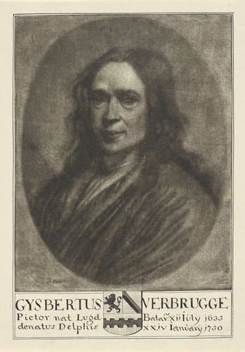 Zelfportret van Gijsbrecht Andriesz. Verbrugge by anonymous