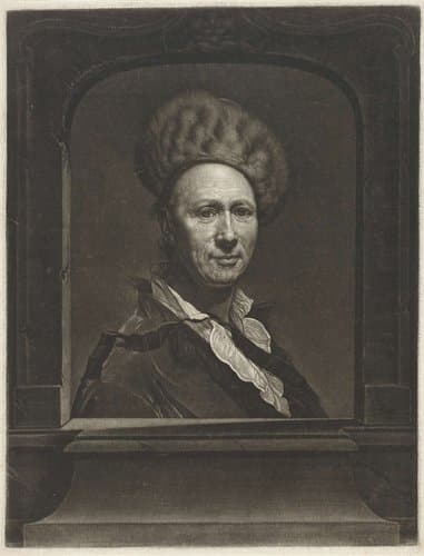 Portret van Conrad Friedrich Hurlebusch by Pieter Anthony Wakkerdak