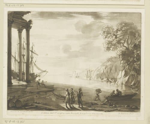 Prenten naar tekeningen van Claude Lorrain by Richard Earlom