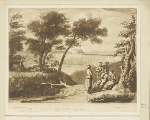 Prenten naar tekeningen van Claude Lorrain by Richard Earlom