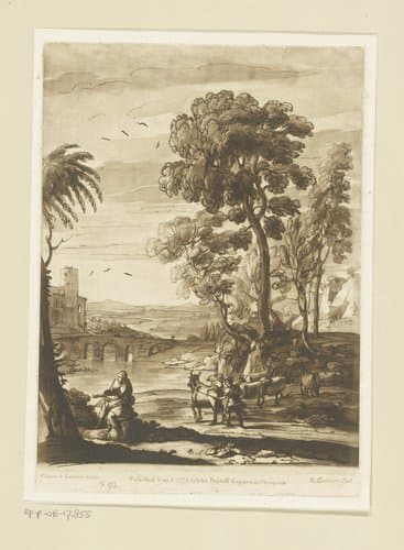Prenten naar tekeningen van Claude Lorrain by Richard Earlom