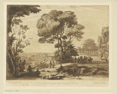 Prenten naar tekeningen van Claude Lorrain by Richard Earlom