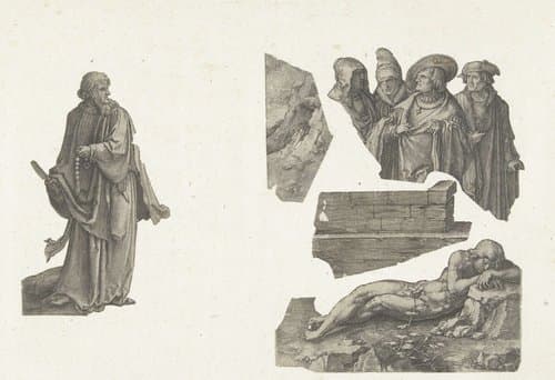 De apostel Bartholomeus by Lucas van Leyden
