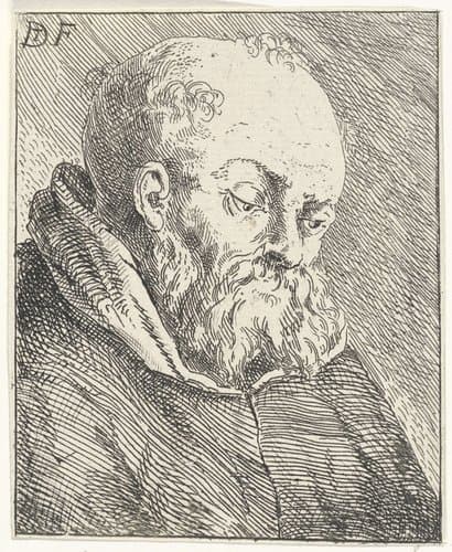 Oude man met baard
