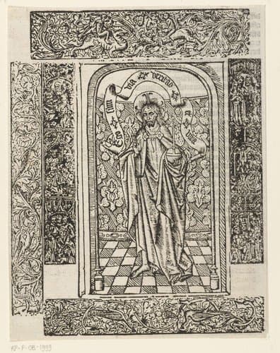 Christus als Salvator Mundi by Master of Delft