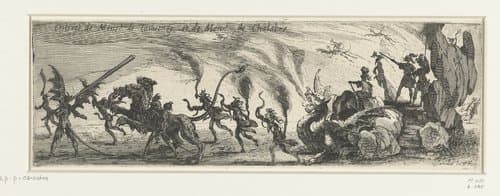 Entreés de Monsieur de Couvonge et de Monsieur de Chalabre by Jacques Callot