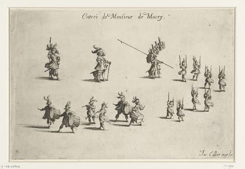 Entree van de heer van Macey by Jacques Callot