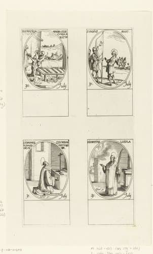 Heilige Donatilla by Jacques Callot