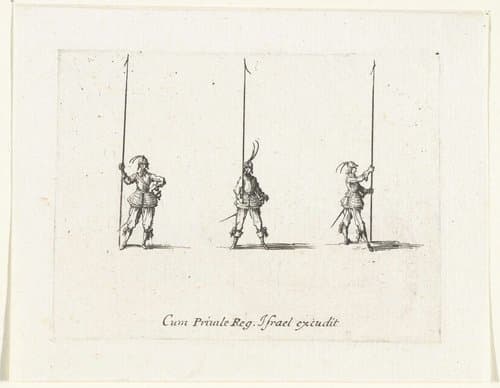 Militaire exercities by Jacques Callot