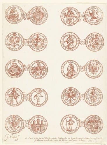 Europese munten by Jacques Callot