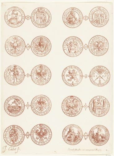 Europese munten by Jacques Callot