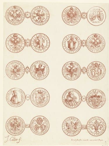Europese munten by Jacques Callot