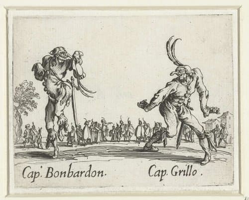 Dansen van Sfessania by Jacques Callot
