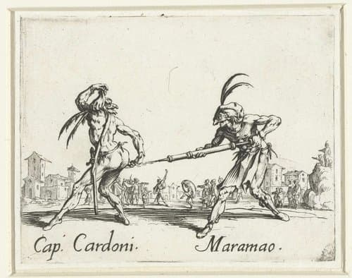 Dansen van Sfessania by Jacques Callot