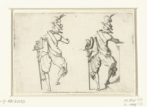 Diverse figuren en voorstellingen by Jacques Callot