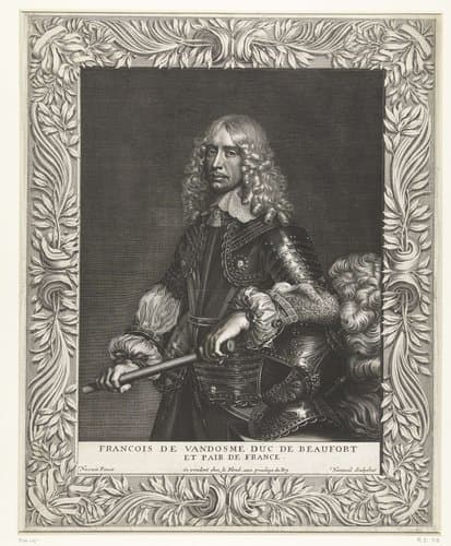 François de Vandosme duc de beaufort et pair de France by Robert Nanteuil