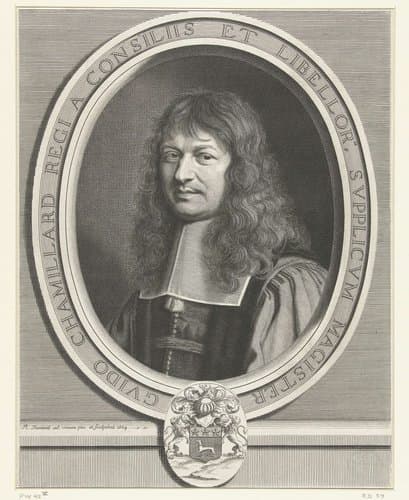 Guido Chamillard regi a consiliis et libellor.m supplicum magister by Robert Nanteuil