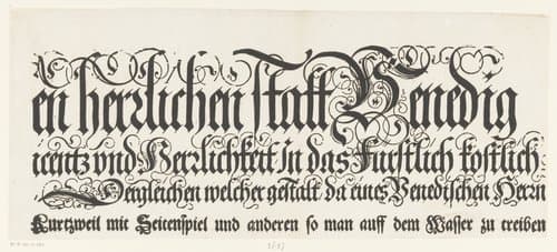 Titel van de Festa della Sensa (derde gedeelte)