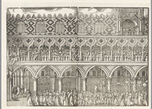 Festa della Sensa (zevende gedeelte) by Jost Amman