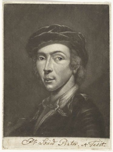 Zelfportret van Pieter Louw by Pieter Louw