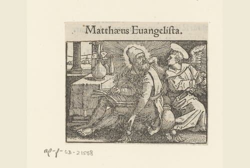 Evangelist Mattheüs by anonymous