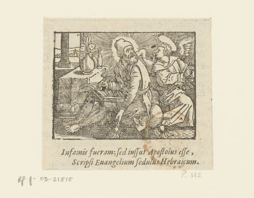 Evangelist Mattheus by anonymous