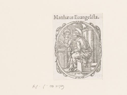 Evangelist Matthaeus by anonymous; Hans Holbein (II)