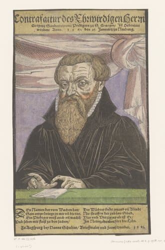 Portret van Gregor Sunderreitter by anonymous