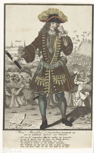 Portret van de maarschalk de Luxembourg by Pieter van den Berge