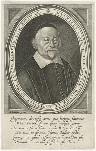 Portret van Henricus van Diest