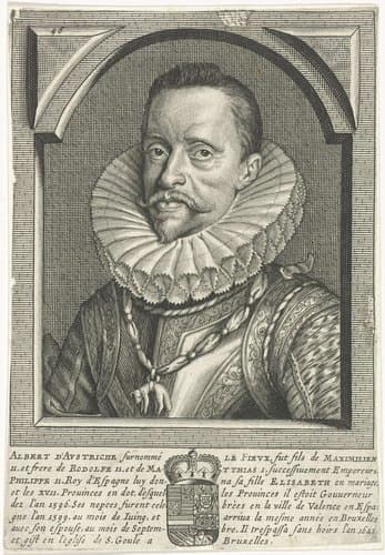 Portret van aartshertog Albrecht van Oostenrijk by Cornelis Meyssens