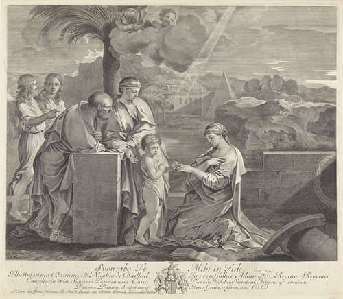 Huwelijk van de heilige Catharina by Michel Natalis