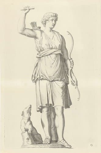 Standbeeld van Diana by Michel Natalis