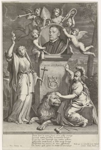 Portret van Guillaume Natalis by Michel Natalis