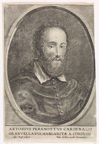Portret van kardinaal Antoine Perrenot van Granvelle by Jacob Neefs