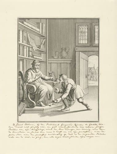 Jakob Böhme brengt de pantoffel van Richter terug by Joseph Mulder