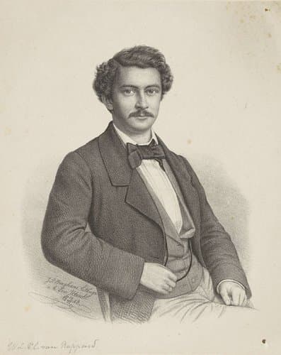 Portret van een onbekende man by Johann Peter Berghaus