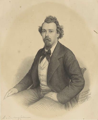 Portret van een onbekende man by Johann Peter Berghaus