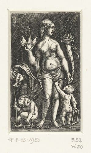 Venus met twee putti by Albrecht Altdorfer