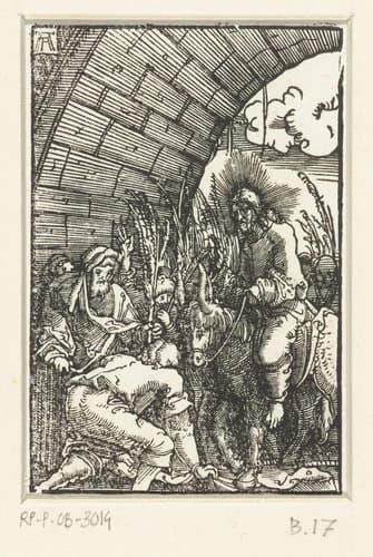 De val en verlossing van de mensheid by Albrecht Altdorfer