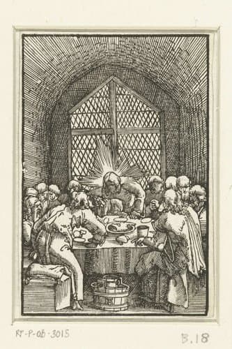 De val en verlossing van de mensheid by Albrecht Altdorfer