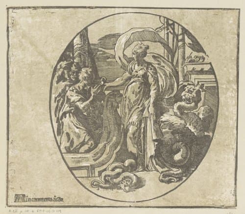 Odysseus op het eiland van Circe