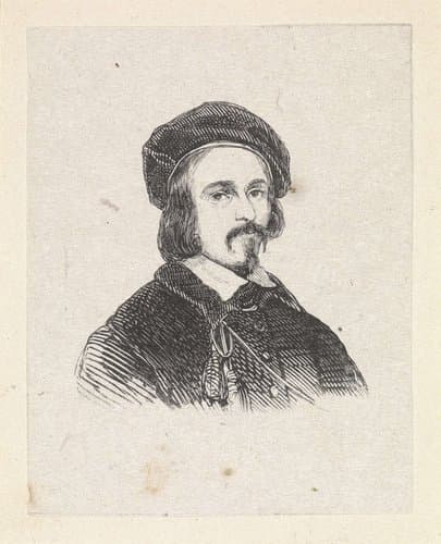Portret van Jozef Geefs by anonymous