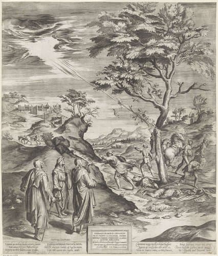 H. Filippus Benizi van de Servieten straft de godslasteraars