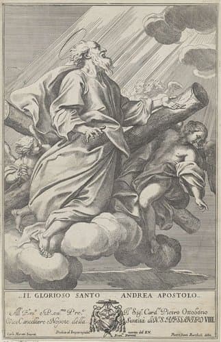 Apostel Andreas by Pietro Sante Bartoli